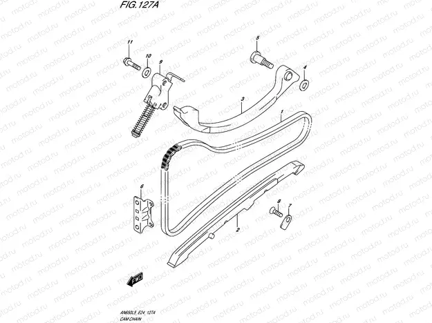 127A - CAM CHAIN