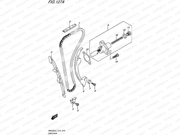 127A - CAM CHAIN