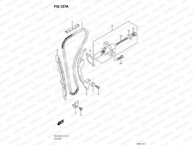 127A -CAM CHAIN