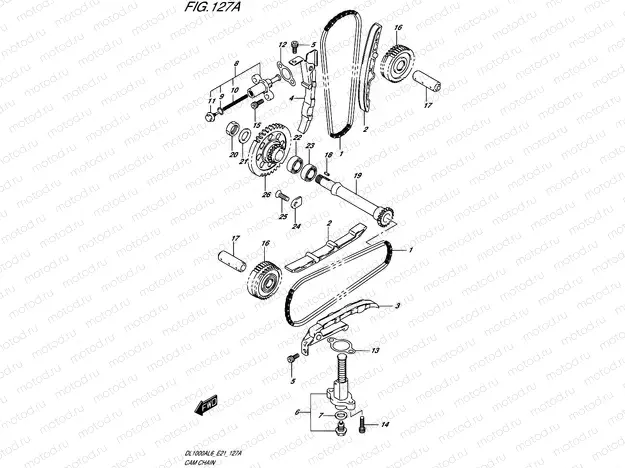 127A - CAM CHAIN