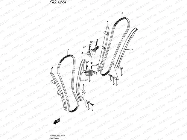 127A - CAM CHAIN
