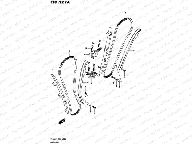 127A - CAM CHAIN