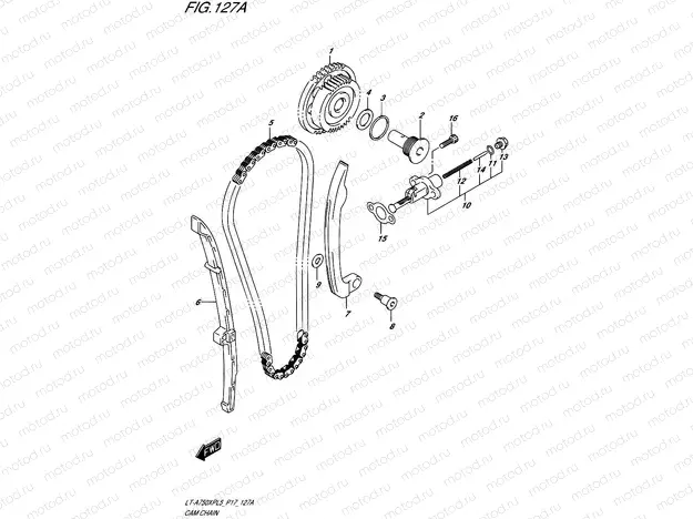 127A - CAM CHAIN