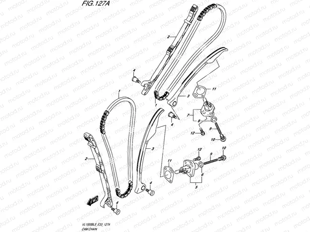 127A - CAM CHAIN