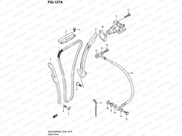 127A - CAM CHAIN