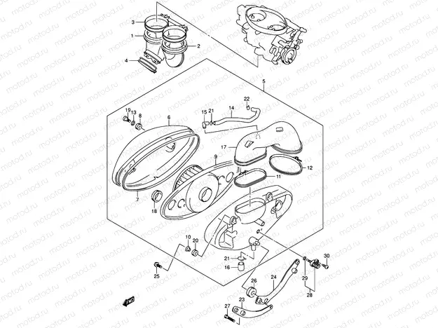 12A - AIR CLEANER (MODEL K5)