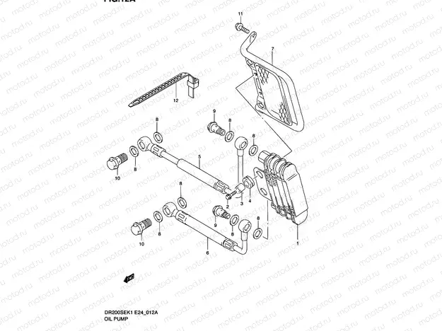 12A - OIL COOLER (MODEL K2/K3/K4/K5 E06,E24)