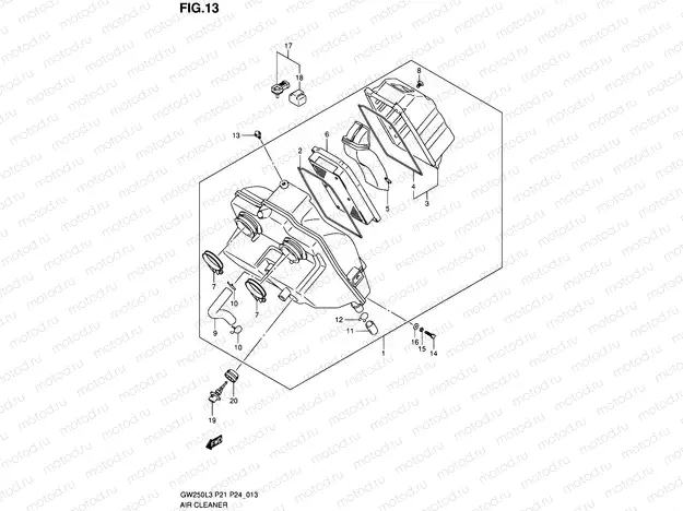 13 - AIR CLEANER