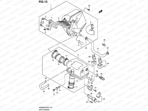 13 - AIR CLEANER