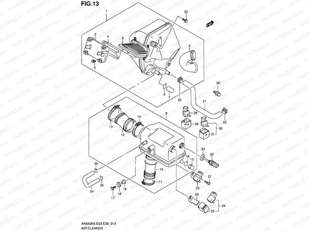 13 - AIR CLEANER