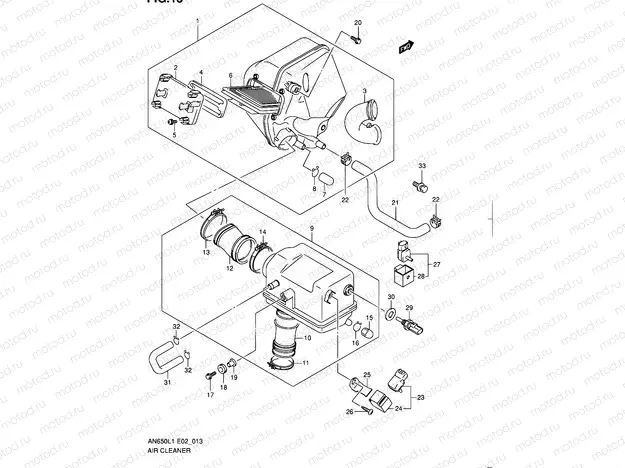 13 - AIR CLEANER