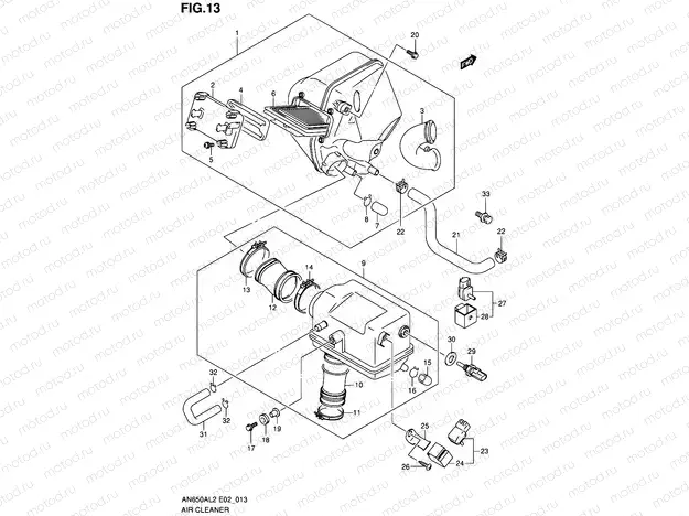 13 - AIR CLEANER