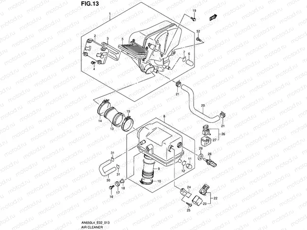 13 - AIR CLEANER