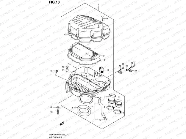 13 - AIR CLEANER