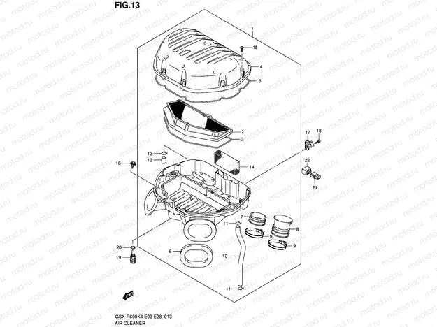 13 - AIR CLEANER