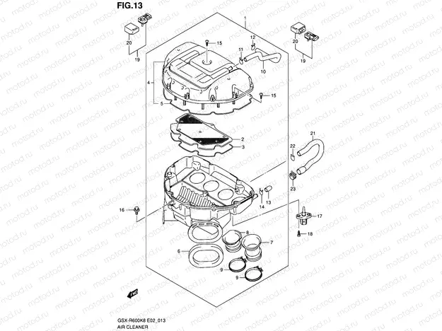 13 - AIR CLEANER