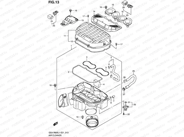 13 - AIR CLEANER