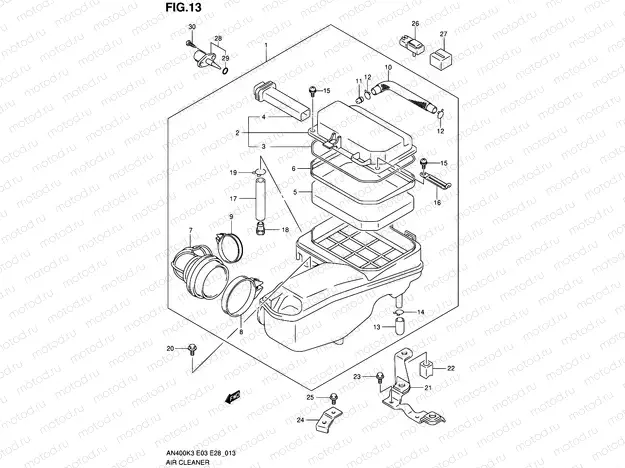 13 - AIR CLEANER