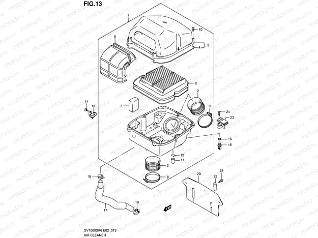 13 - AIR CLEANER