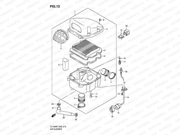 13 - AIR CLEANER