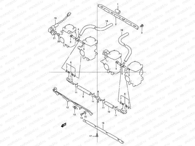 13 - CARBURETOR FITTING