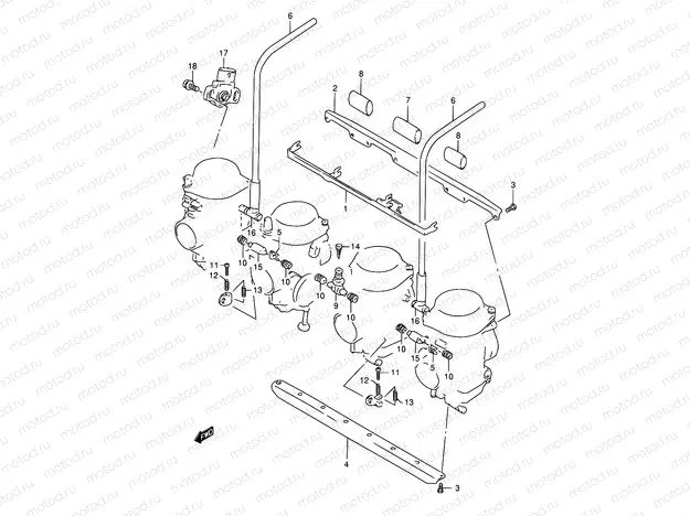 13 - CARBURETOR FITTING