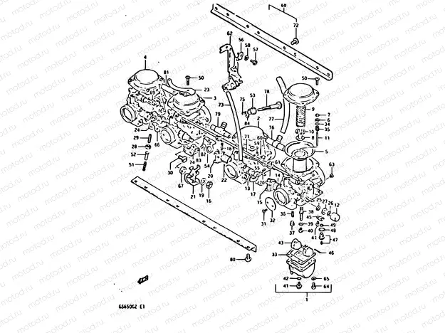 13 - CARBURETOR (MODEL X)