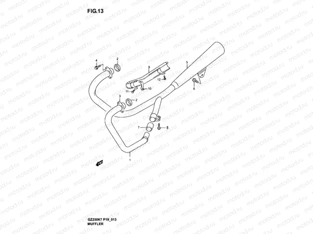 13 - MUFFLER