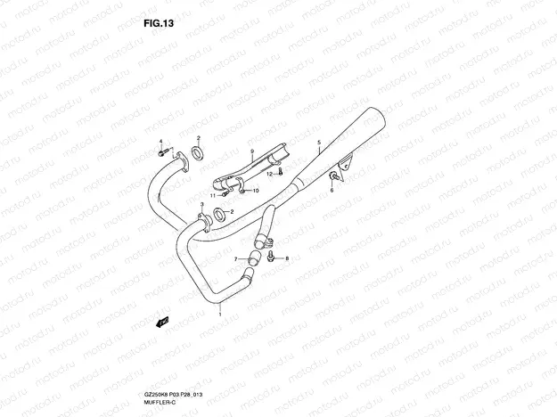 13 - MUFFLER