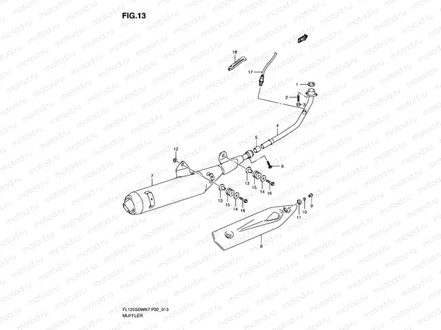 13 - MUFFLER