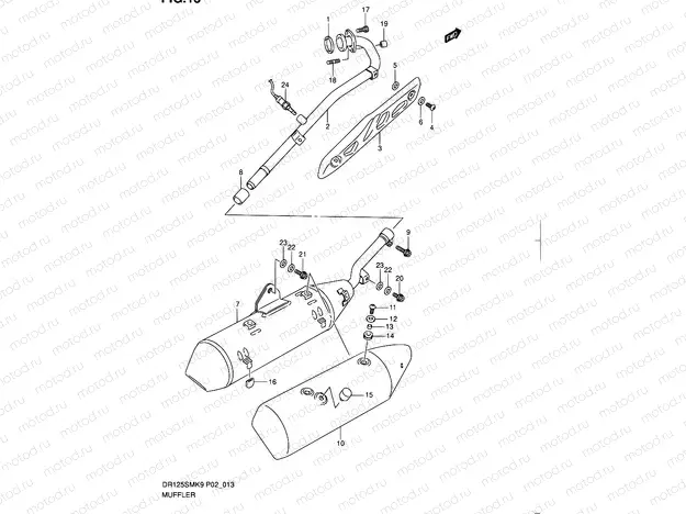 13 - MUFFLER