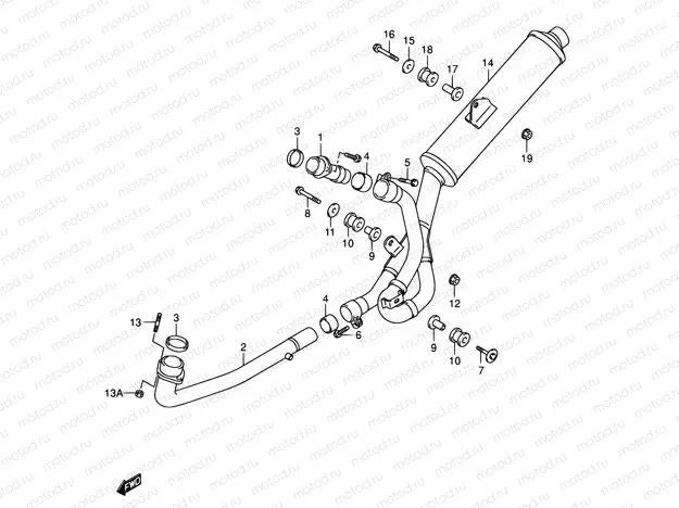 13 - MUFFLER