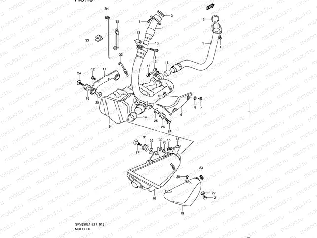13 - MUFFLER