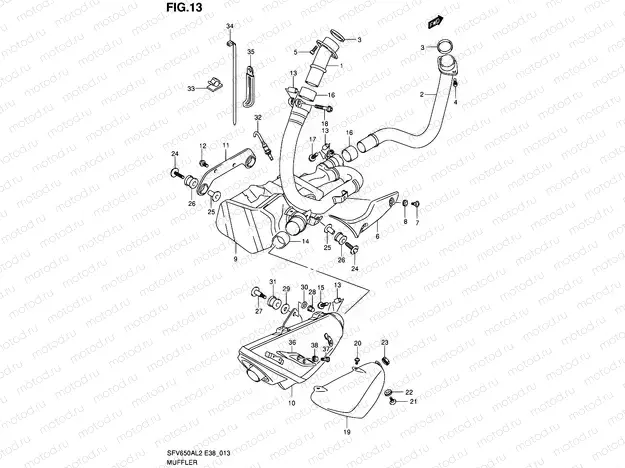 13 - MUFFLER