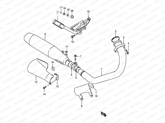 13 - MUFFLER