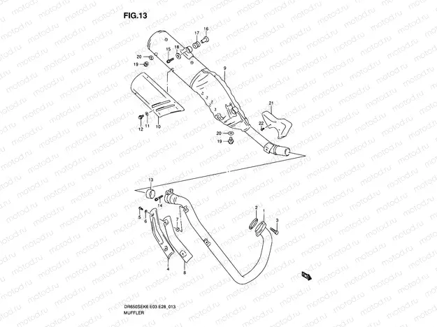 13 - MUFFLER