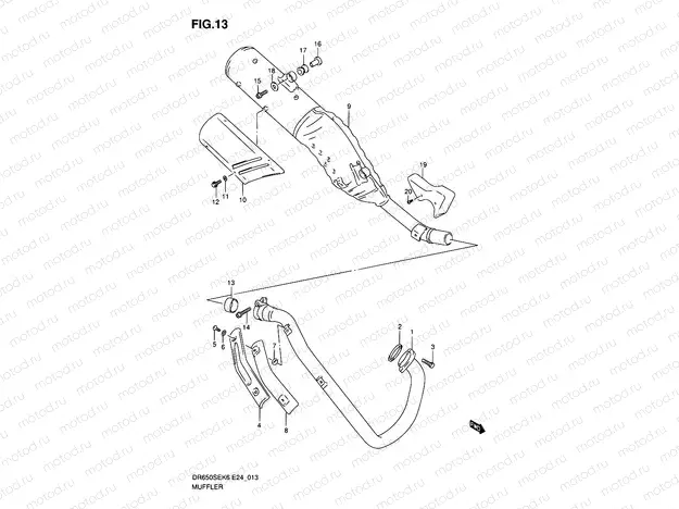 13 - MUFFLER