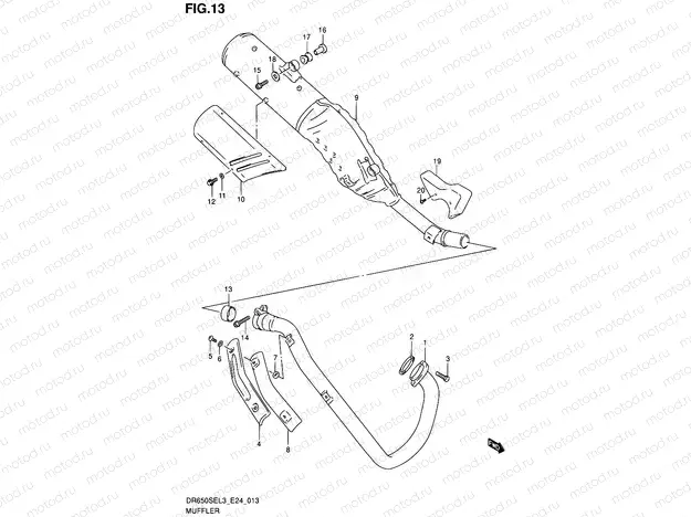 13 - MUFFLER