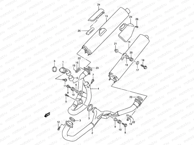 13 - MUFFLER