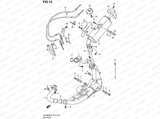 13 - MUFFLER