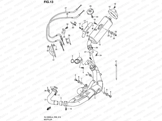 13 - MUFFLER