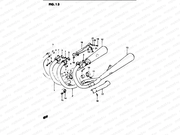 13 - MUFFLER