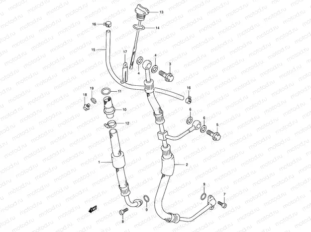 13 - OIL HOSE