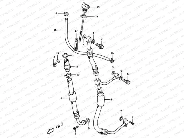 13 - OIL HOSE