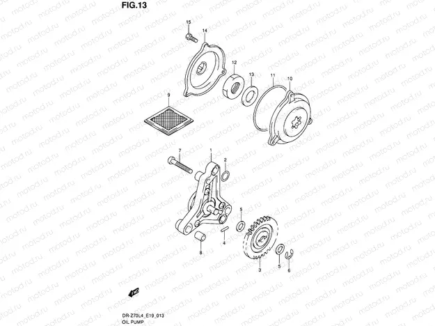 13 - OIL PUMP