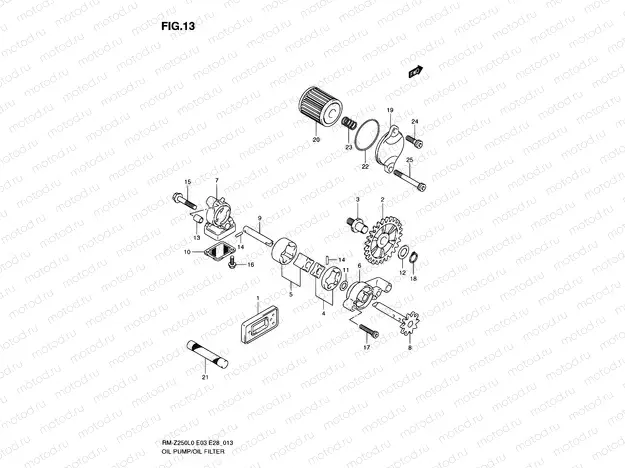 13 - OIL PUMP
