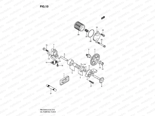 13 - OIL PUMP