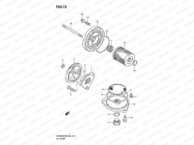 13 - OIL PUMP