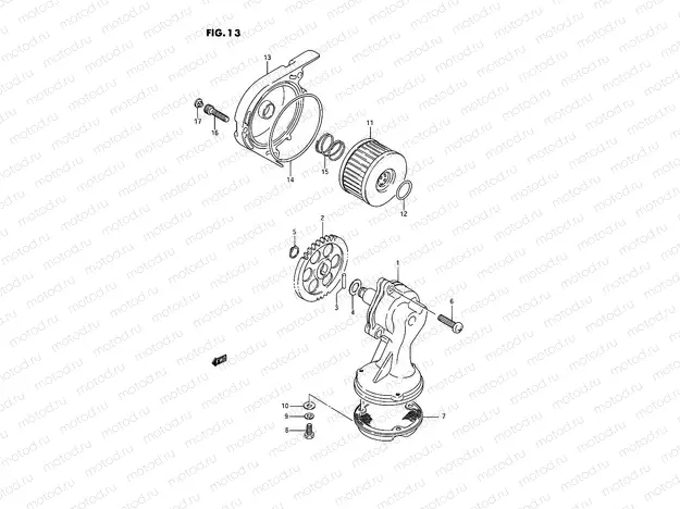 13 - OIL PUMP