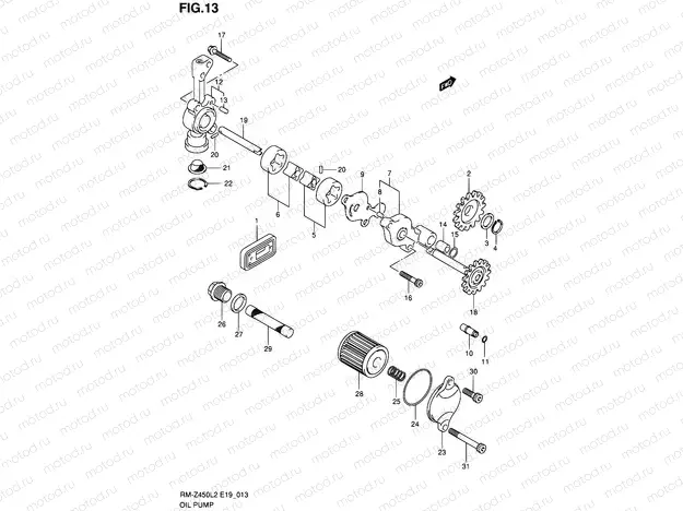 13 - OIL PUMP